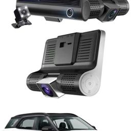 4inch 3Way Car DVR Camera 1080P Video Recorder Cameras 06 Black LCD-image-57