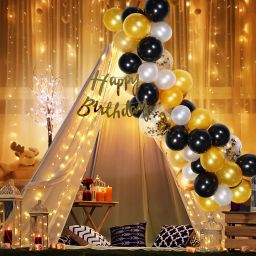 Solid Happy Birthday Decoration Set | Theme Kit Combo Balloon-4