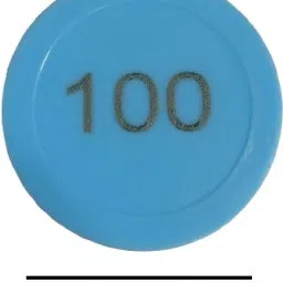 morel PLASTIC RUMMY TOKEN 10 20 50 100 200 EACH OF 20 PIC TOTAL 100 PIC MULTICOLOR image 2