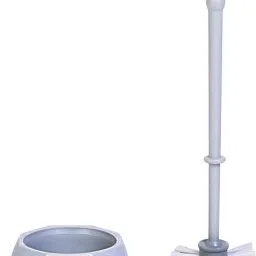 Plastic Toilet Brush With Square Container Holder For All Types Of Toilet Plastic Wet and Dry Brush-picture-17