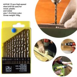 HEAVY DYTY 13MM DRILL MACHINE WITH 11PCS HOLESAW SET AND DRILL BIT SET (5&13PCS) Hammer Drill-image-20