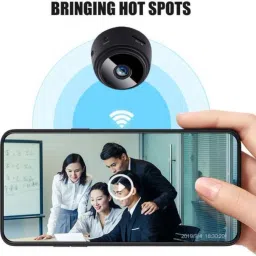 Onfit Mini Wireless 1080P HD Live View Camera Wifi Built-in Battery Night Vision Security Camera image 3