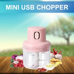 Chopper (Electric Rechargeable Chopper) for Kitchen Vegetable Garlic Onion W385 Electric Vegetable & Fruit Chopper-image-75