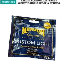 Acoustic CUSTOM LIGHT GAUGE MG 24 Guitar String-picture-2