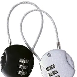 kelexx Small 3 Digit Combination Padlock Locks Lock image 2