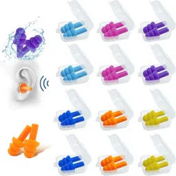 12 Pairs of Noise Reduction Ear Plugs Ear Plug-image-11