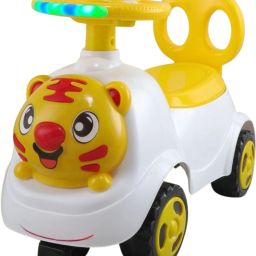 Roary Rideon Car for Kids with Music LED Lights Backrest,Storage & Big Wheels-image-31
