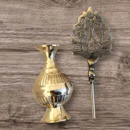 qadri surma & company Brass Surma Dani To Keep Surma Powder Empty Surmadani with Unique and Attractive image 3