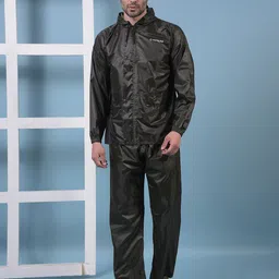 dollar Solid Men Raincoat-picture-31