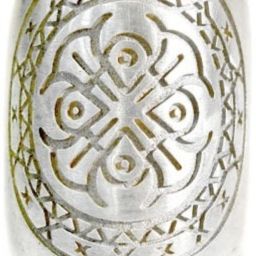 925 Sterling Silver Wide Band Ring for Women – Vintage Tribal Engraved Silver Silver Plated Ring-image-37