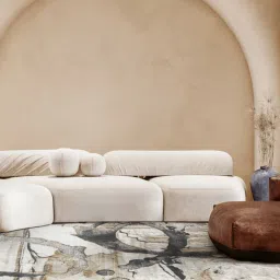 White Polypropylene Area Rug-image-48