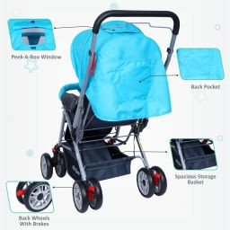1st step Yoyo Baby Stroller With 5 Point Safety Harness And Reversible HandleBar Stroller image 4