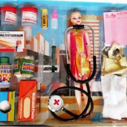 DOLL Fashion doctor set doll dr . mona Set Toy wi& Styling Accessories (Multicolor)-18