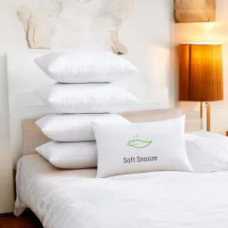 Luxury Microfibre Solid Sleeping Pillow Pack of 5-13