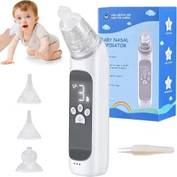 Baby Nasal Aspirator, Electric Baby Nose Sucker with 3 Silicone Tips Battery Operated Nasal Aspirator-45
