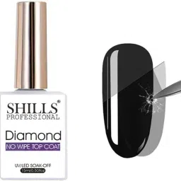 UV LED Soak Off Diamond No Wipe Top Coat Gel Polish Trasparent-image-48