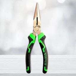 6-Inch Long Nose Pliers with Comfort Grip – Precision Hand Tool Lineman Plier-picture-47