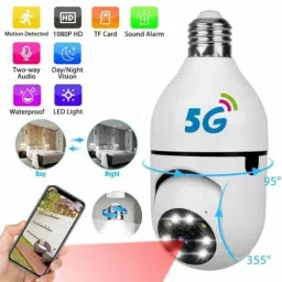 Bzrqx WiFi Bulb Camera CCTV Full HD 1080P Wireless IP Camera Outdoor , Home Security Camera-image-34