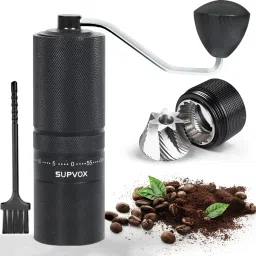 Manual Coffee Grinder Adjustable Burr 25g Capacity Outdoor 3 Cups Coffee Maker-image-63