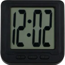 Digital Black Clock-0