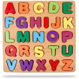 Wooden Educational Creative learning A To Z English Alphabets Board Puzzle-24