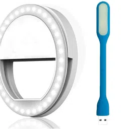 Mobile Flash Accessory Combo for Selfie LED Ring Light with Usb light for Live Streaming, Makeup, Tik Tok Videos, YouTube Video-15