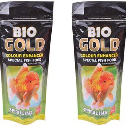 taiyo BIO GOLD 100G (PACK OF 2) SPIRULINA FOR ALL TROPICAL AND KOI FISH FOOD Shrimp 0.2 kg (2x0.1 kg) Dry New Born, Adult, Young, Senior Fish Food-picture-6