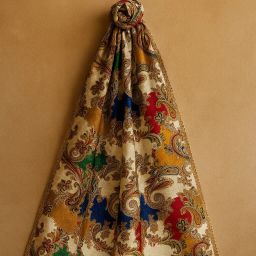 Velvet Embroidered Multicolor Women Dupatta-image-92