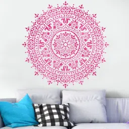 DMA-60 DMA_60 Reusable Mandala Design Plastic Stencil Stencil-16