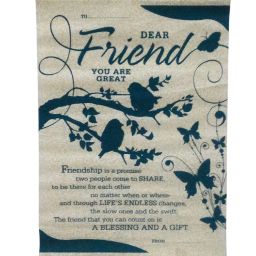 Friendship Scroll Card Greeting Card-16