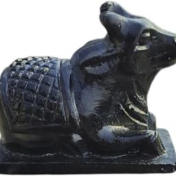 Black Marble Shiva Nandi Decorative Showpiece-4.5 cm-3