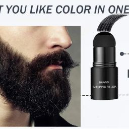 Beard Filler Moustache & Eyebrows Cover up Hairline Powder-image-65