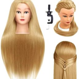 Dummy Mannequin for Styling (Dark Brown, 30 Inch) Hair Extension-image-21