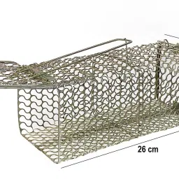 Chuha Pakadne Wala Pinjra, Rat/Mouse/Rodent Small Iron Trap Live Trap-14