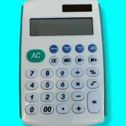 priva arts Flat12 222 multipurpose calculator, check and correct feature, high quality FinancialCalculator image 3
