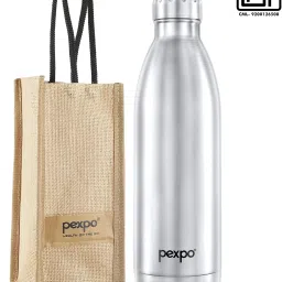 Electro 1800, Hot & Cold thermosteel Water Bottle with Jute-bag, Leakproof 1750 ml Flask-image-59