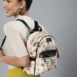 Medium 23 L Backpack Floral Printed Backpack-12