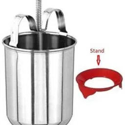 khodal enterprise Stainless Steel Medu Vada Maker with Stand, mendu WADA Machine, mendu WADA Maker, medu vada Maker Machine Vada Maker image 2