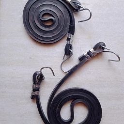 High Strength Elastic Nylon Strong Rope to tie Luggage for Cycle Bike 2pc Black-15