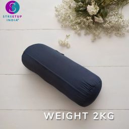 Cotton Yoga Bolster For Iyengar Yoga/Meditation Cotton Solid Bolster Pack of 1-image-5