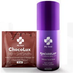 ChocoLux Lube Gel for Men(10 Sachet) Lubricant-image-97