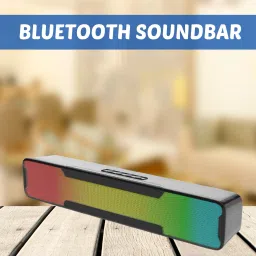 Clairbell Megabar (PORTABLE HOME TV SOUNDBAR) High Quality Sound With RGB Light FD323 25 W Bluetooth Soundbar-picture-27