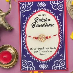 Rakhi Gift for Brother rakshabandhan greeting card for brother with rakhi Greeting Card-image-47