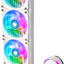 COOLER MASTER PL360 Flux CPU Liquid Cooler Copper Base | Dual Loop Pump Liquid Cooling Cabinet Cooler-58