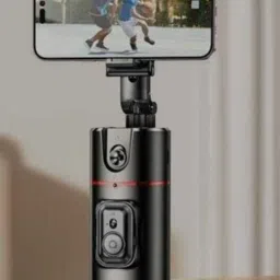 EVAAENTERPRISES Gimbal Stabilizer P02 (Black Color Auto Face Tracking System) 2 Axis Gimbal for Mobile, Camera image 4