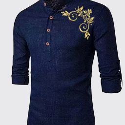 Men Printed Cotton Blend Straight Kurta-image-58