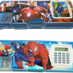 1 Spider Art Plastic Pencil Boxes-image-3