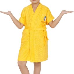 Yellow Medium Bath Robe-image-0