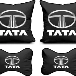Black Polyester Car Pillow Cushion for Tata-picture-20