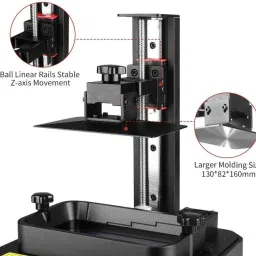 creality LD-002H Mono LCD Resin 3D Printer with High Precision Advanced Light Source and Large 5.12x3.23x6.3inch Printing Size 3D Printer image 2